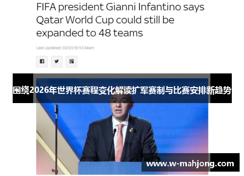 围绕2026年世界杯赛程变化解读扩军赛制与比赛安排新趋势 围绕2026年世界杯赛程变化解读扩军赛制与比赛安排新趋势